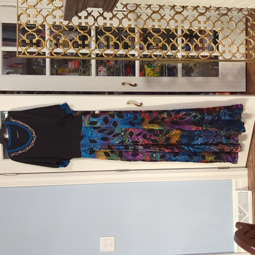 Short sleeve maxi dress